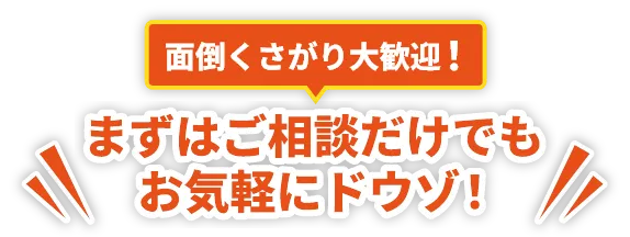 面倒くさがり大歓迎！新車カーリース、まずはご相談だけでもお気軽にドウゾ！